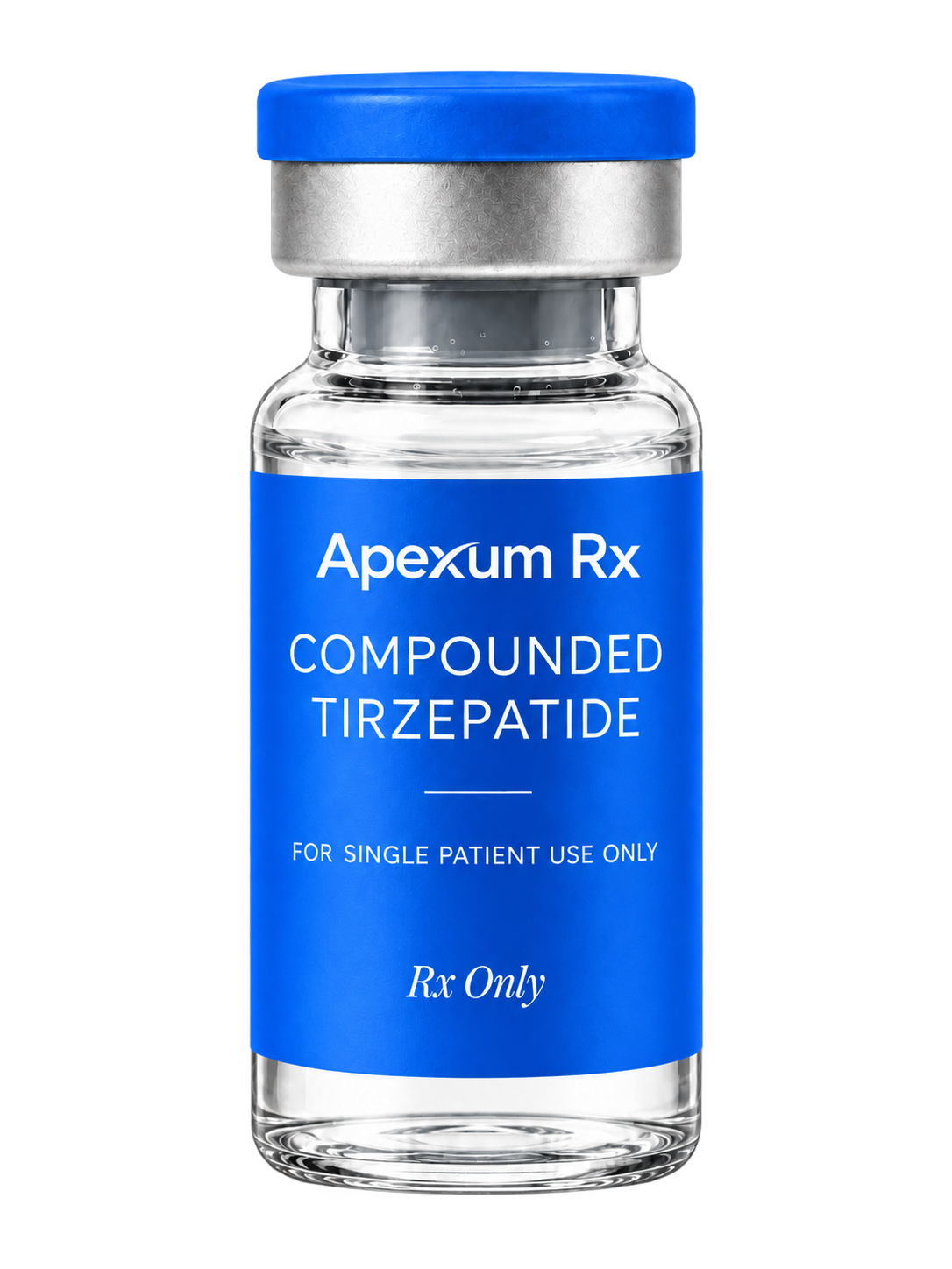 Apexum RX compounded tirzepatide vial